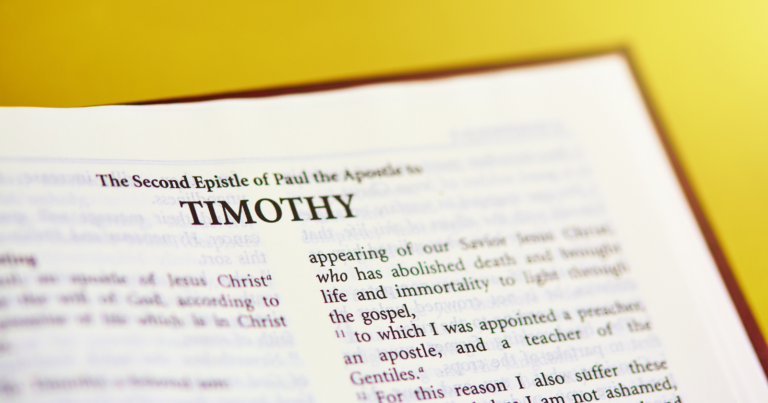 The Second Letter of St. Paul to Timothy