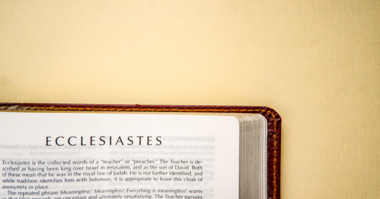 book of ecclesiastes